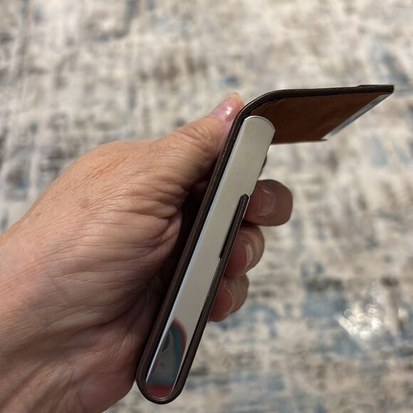 Bundle of TWO Brown Business Card Holders. Great for gifts. Ship same day! - Picture 3 of 8